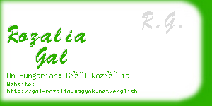 rozalia gal business card